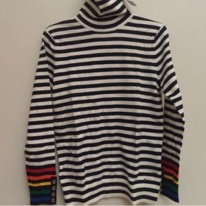 Tommy Hilfiger Women's Stella Striped Turtleneck